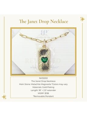 The Janet Drop Necklace - OG
